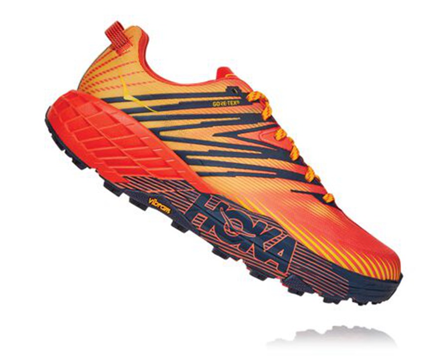 Hoka One One Spor Ayakkabı Erkek Kırmızı - Speedgoat 4 Gore-Tex - NV2104893